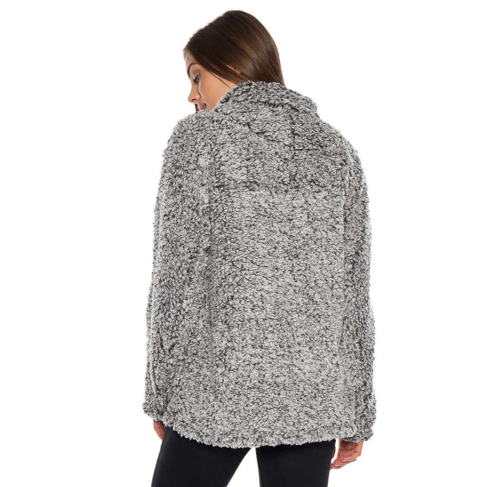 Sherpa Pullover Jacket - image 2